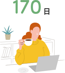 年間休日数 イメージ
